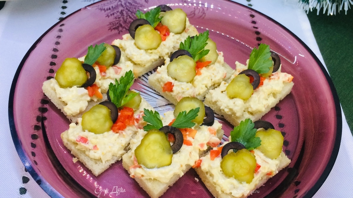 Канапе для фуршета