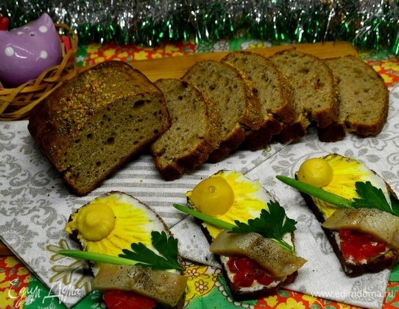 Ароматный бездрожжевой хлеб