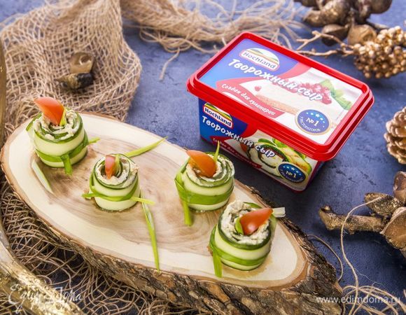 Рулетики из огурца с тунцом Рулетики из огурца с тунцом