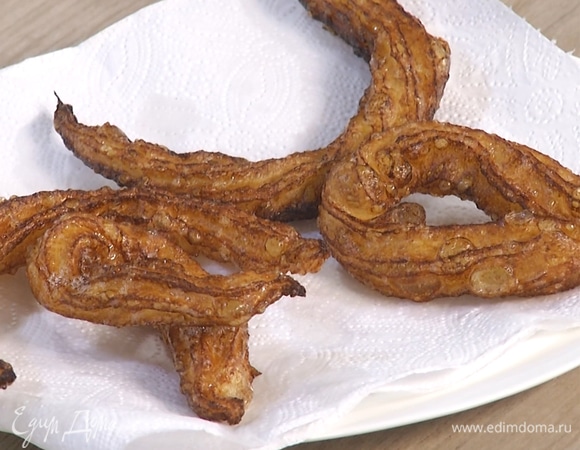 Пончики с горячим шоколадом 