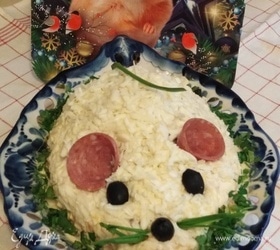 Салат со шпротами «Мышонок»