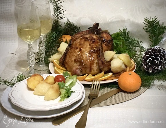 Курица в апельсиновом джеме Курица в апельсиновом джеме
