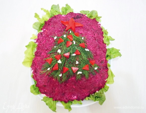 Салат «Вечерняя елка»