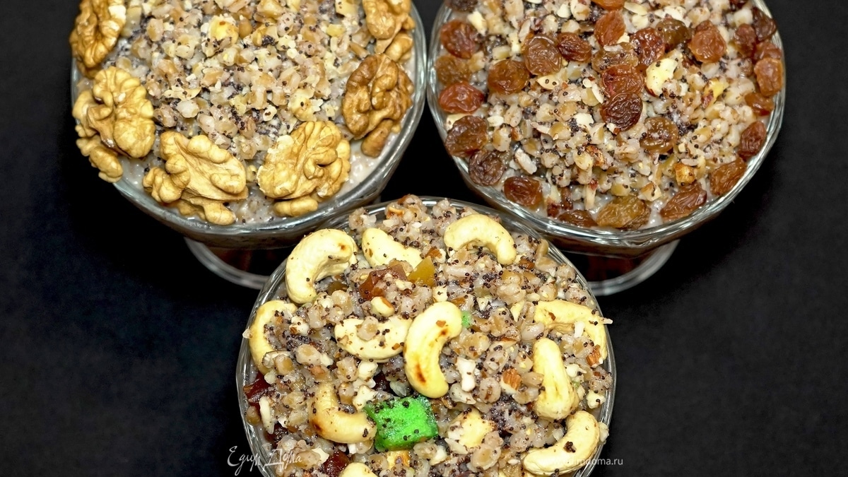 Кутья из пшеницы на рождество