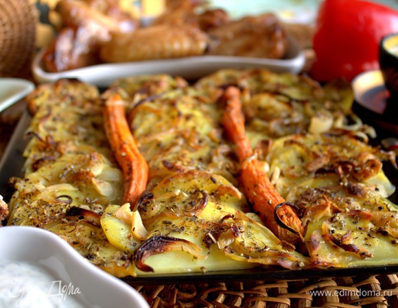 Картофель в духовке с пряностями