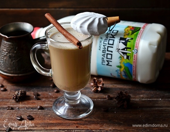 Кофе с корицей и халвой