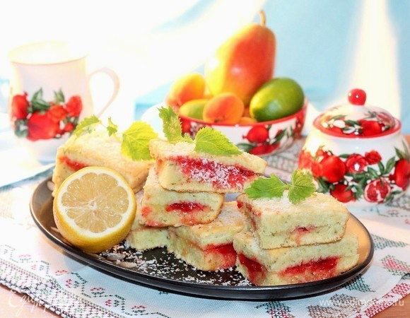 Лимонные пирожные с мятным ароматом Лимонные пирожные с мятным ароматом