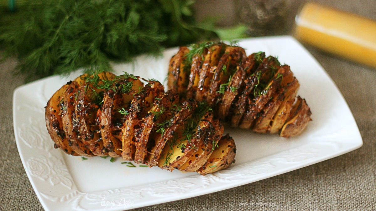 Картофель запеченный «Картошка-гармошка»