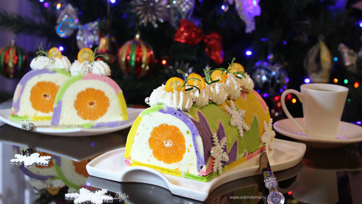 Мандариновый рулет