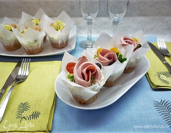 Закусочные капкейки 