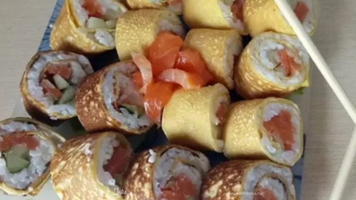 Блинные роллы «Удар по японцам»