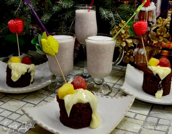 Кекс с молочным смузи Кекс с молочным смузи