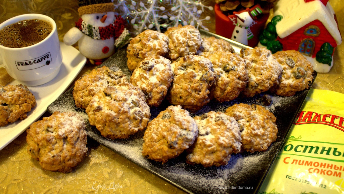 Печенье овсяное с майонезом