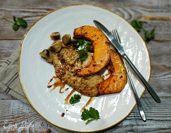 Куриная грудка с тыквой Куриная грудка с тыквой