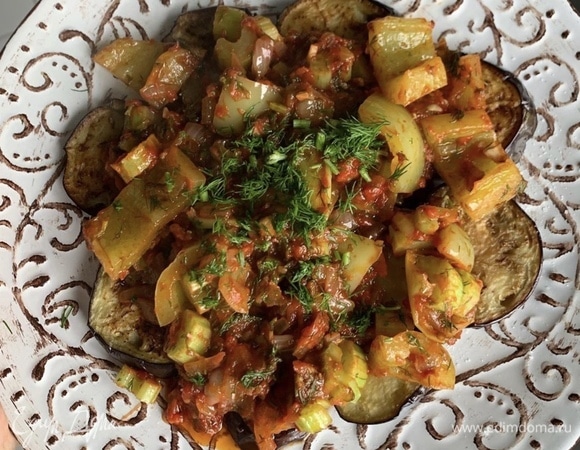 Соте из баклажанов