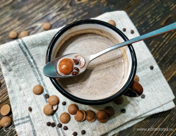 Мятное какао с шоколадом