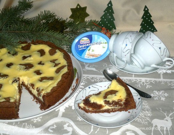 Творожно-шоколадный пирог Творожно-шоколадный пирог