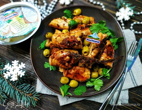 Куриные рулетики с начинкой