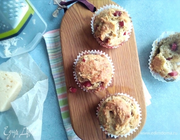 Закусочные кексы на кефире Закусочные кексы на кефире