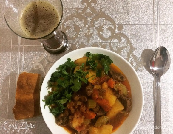 Тушеная кабанина «Сарновская»