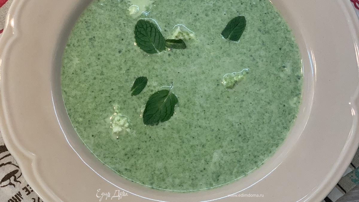 Крем-суп из шпината