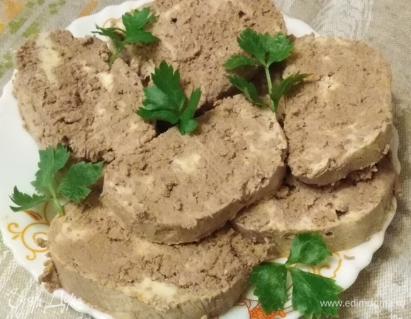 Сливочный рулет из говяжьей печени