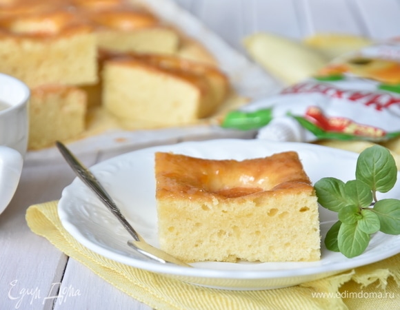 Итальянский пирог с абрикосовым джемом