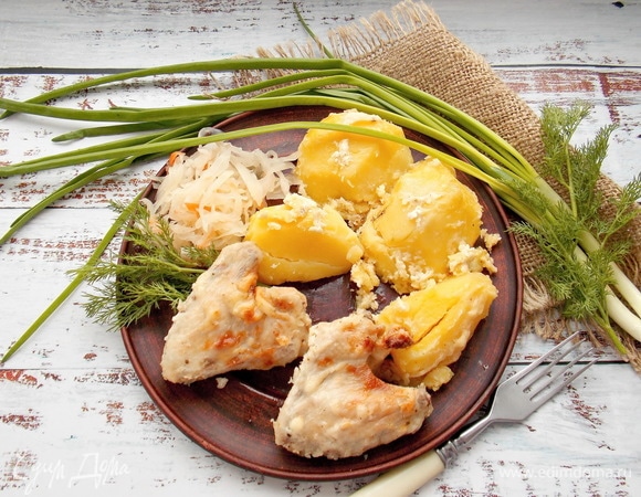 Картошка с крыльями, приготовленная в микроволновой печи Картошка с крыльями, приготовленная в микроволновой печи