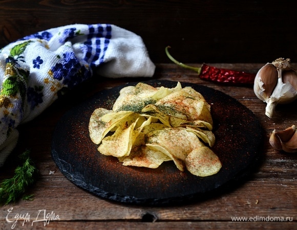 Чипсы без масла в микроволновке