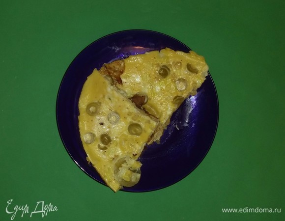 Омлет-блинчик с овощами