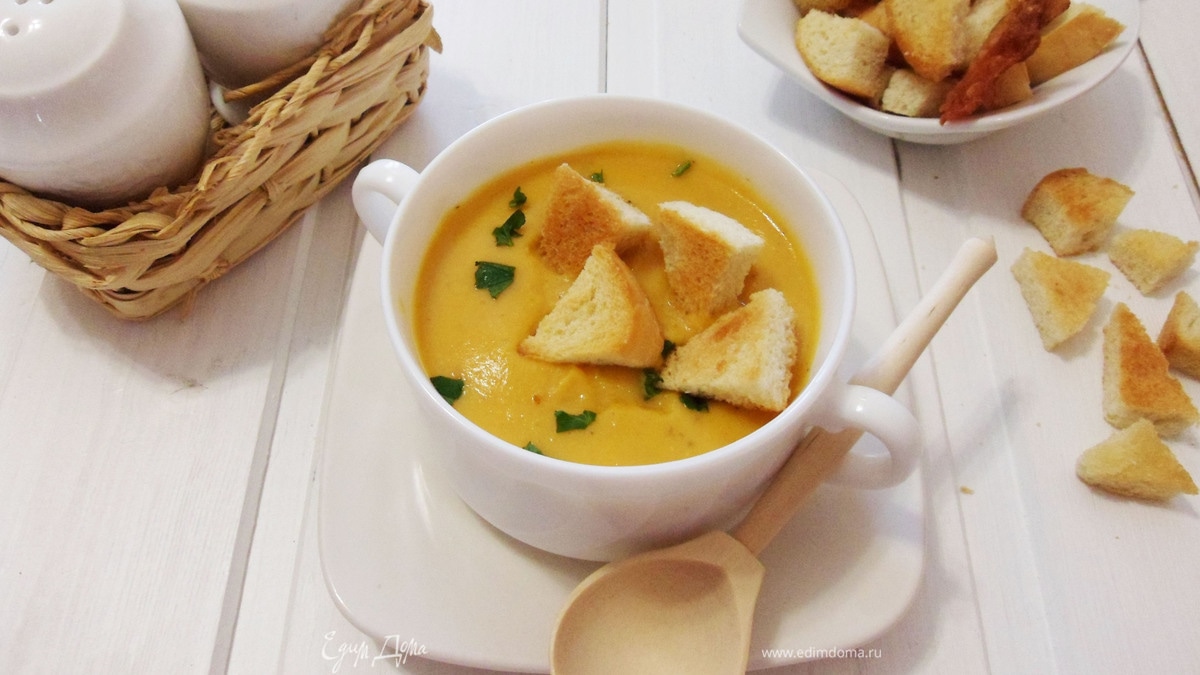 Суп-пюре из чечевицы