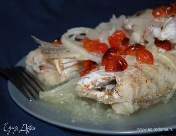 Берш, запеченный в фольге