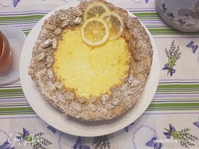 Торт с рикоттой и лимоном
