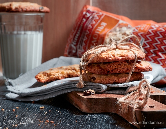 Хрустящее овсяное печенье Хрустящее овсяное печенье