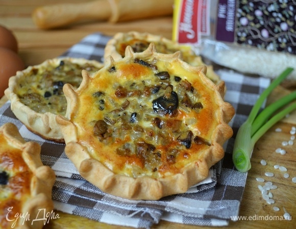 Перепечи с рисом и грибами