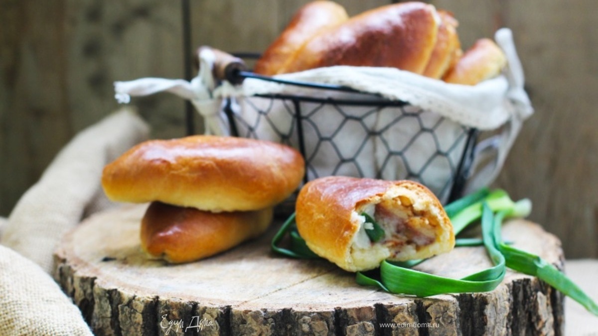 Пирожки с молочной пропиткой