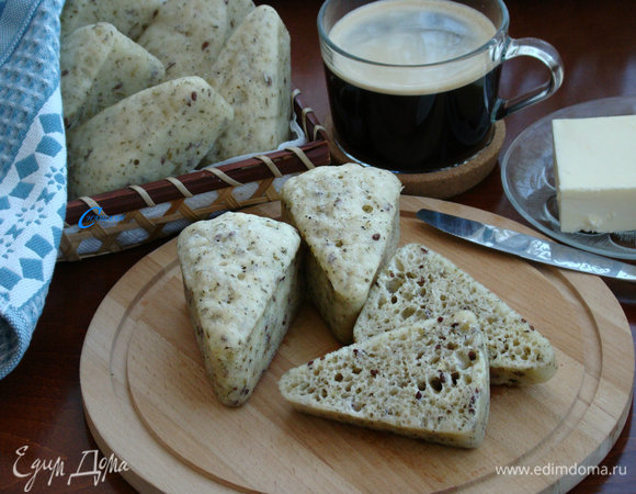 Хлеб с прованскими травами и семенами льна Хлеб с прованскими травами и семенами льна