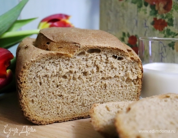 Цельнозерновой хлеб на ряженке Цельнозерновой хлеб на ряженке