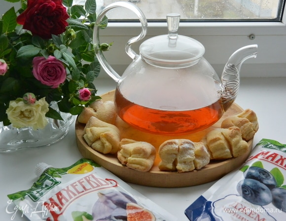 Печенье «Гусиные лапки» с джемом 