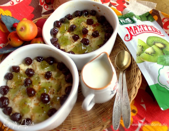 Рисовый пудинг с джемом