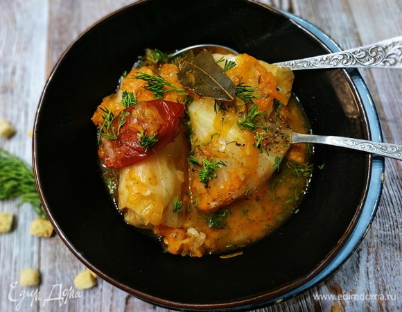 Постные голубцы