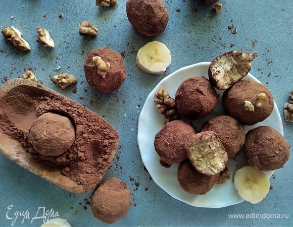 Домашние банановые конфеты Домашние банановые конфеты