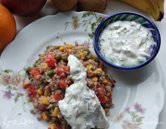 Гарнир из гречки «Мозаика» Гарнир из гречки «Мозаика»