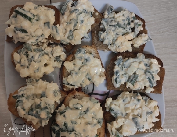 Гренки с салатом «Веснушки» Гренки с салатом «Веснушки»