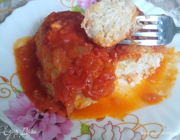 Ленивые голубцы из куриной грудки