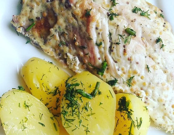 Скумбрия в сметанно-горчичном соусе Скумбрия в сметанно-горчичном соусе