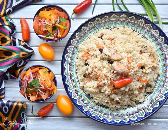 Праздничный плов с изюмом Праздничный плов с изюмом