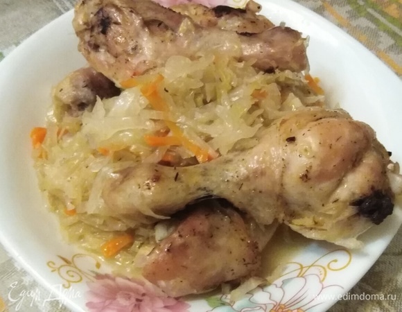 Капуста с курицей в рукаве Капуста с курицей в рукаве