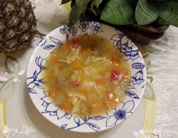 Овощной суп с фрикадельками