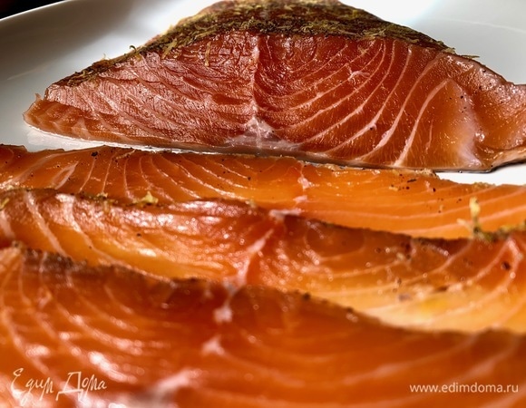 Янтарная семга в водке Янтарная семга в водке